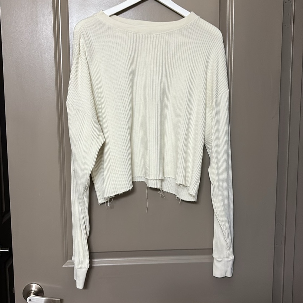 CJLA Waffle Crop Top - Picture 2 of 3